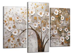 Obraz na stěnu Abstrakce strom s květy