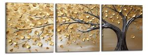 Obraz na zeď Strom se zlatými listy