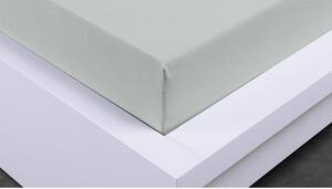 MKLuzkoviny.cz Jersey prostěradlo 220 × 200 cm Exclusive – světle šedé