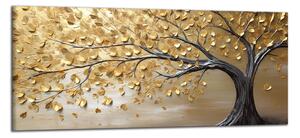 Obraz na zeď Strom se zlatými listy