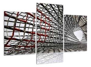 Obraz kovové mříže (90x60cm)