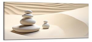 Obraz na plátně Kameny v písku