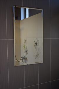 Zrcadlo do koupelny - 30 x 40 cm fazetou bez závěsů - Crystal