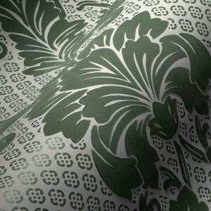 A.S. Création | Vliesová tapeta na zeď Luxury Wallpaper 30544-3 | 0,52 x 10 05 m | šedá, zelená