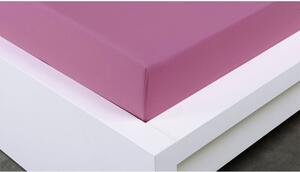 MKLuzkoviny.cz Jersey prostěradlo 180 × 200 cm Exclusive – šeříkové