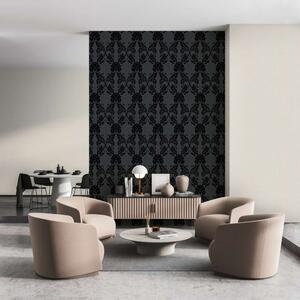 A.S. Création | Vliesová tapeta na zeď Luxury Wallpaper 30544-5 | 0,52 x 10 05 m | šedá, černá