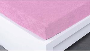 MKLuzkoviny.cz Froté prostěradlo 90 × 200 cm Exclusive – levandulové