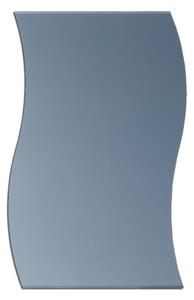 AMIRRO Zrcadlo na zeď pokoje ložnice koupelny tvarové WING o síle 4 mm, 60 x 110 cm vlnka s fazetou 10mm na krátkých hranách včetně závěsů 711-621
