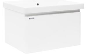 Koupelnová skříňka s umyvadlem Naturel Ancona 80x46 cm bílá lesk ANCONA280BLU