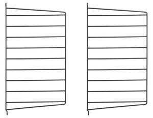 String Nástěnný panel String Wall 50 x 30, 2 ks, black