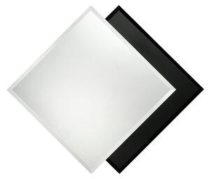 AMIRRO Fazetované zrcadlo na zeď do pokoje do ložnice dekorativní zdobené s aplikacemi COLORADO 50 x 40 cm s černým Lacobel podkladem 803-040S