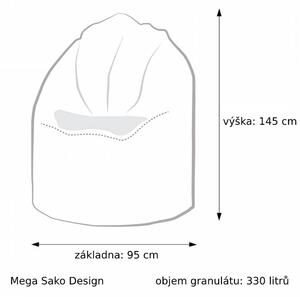 Sedací vak Primabag Mega Sako Design orient