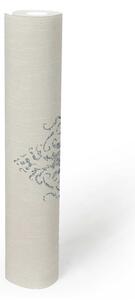 A.S. Création | Vliesová tapeta na zeď Luxury Wallpaper 31945-1 | 0,53 x 10,05 m | bílá, metalická