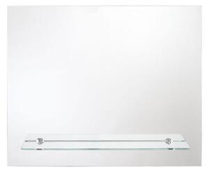 AMIRRO Zrcadlo do koupelny RAFAELO 60 x 50 cm se skleněnou poličkou 712-895