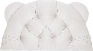 Čalouněná opěrka hlavy BEAR Velvet 95x55 cm - krémová
