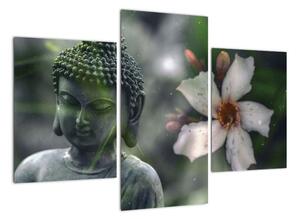 Abstraktní obraz - Buddha (90x60cm)