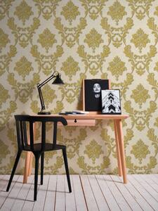 A.S. Création | Vliesová tapeta na zeď Luxury Wallpaper 32422-3 | 0,53 x 10,05 m | zlatá, krémová