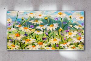 Obraz na skle Obraz na skle Abstrakce květiny příroda