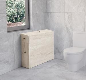 Koupelnová skříňka Calena (mramor světlý). Akce -26%