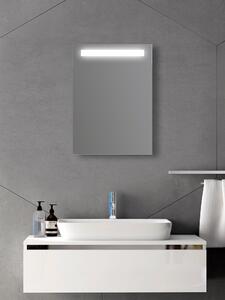 Zrcadlo do koupelny s LED pruhem - 50 x 70 cm - Luna