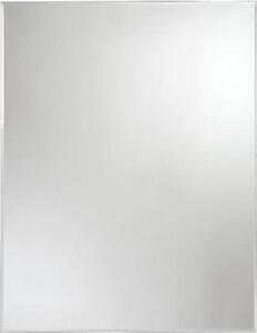 Zrcadlo na chodbu zeď do koupelny předsíně nalepovací s ozdobnou hranou GLOSSY 70 x 90 cm se strmou fazetou 712-987