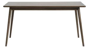 Hnědý rozkládací jídelní stůl s deskou v dubovém dekoru 150x90 cm Barrali – Unique Furniture