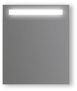Zrcadlo do koupelny s LED pruhem - 50 x 60 cm - Luna