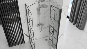 Sprchový kout REA MOLIER 100x90 - černý