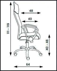 Alba CR MEDEA - Alba CR kancelářská židle - černá