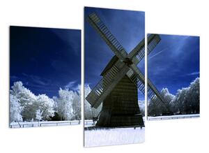 Větrný mlýn - obraz na stěnu (90x60cm)