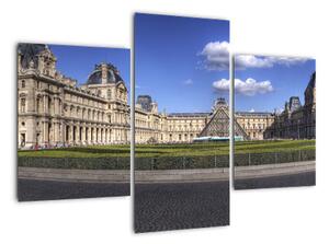 Muzeum Louvre - obraz (90x60cm)