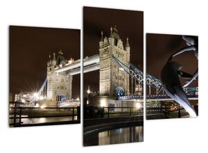 Noční Tower Bridge - obraz (90x60cm)