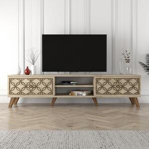 TV stolek/skříňka Clara (travertin). Akce -25%