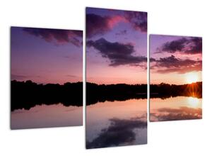 Západ slunce na vodě - obraz na stěnu (90x60cm)