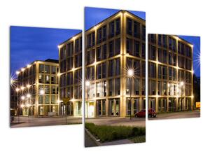 Osvětlené budovy - obraz (90x60cm)