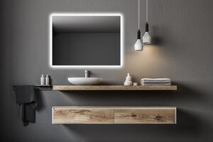 Zrcadlo do koupeny s LED osvětlením - 100 x 70 cm - Ambiente