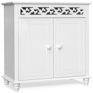 Komoda JERSEY, 76 x 65 x 35 cm, bílá Casaria
