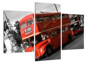 Anglický autobus Double-decker - obraz (90x60cm)