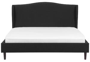 Čalouněná černá postel 180x200 cm COLMAR
