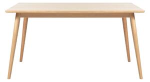 Rozkládací jídelní stůl s deskou v dubovém dekoru v přírodní barvě 150x90 cm Barrali – Unique Furniture