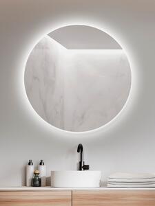 AMIRRO AMBIENTE kulaté zrcadlo do koupelny na zeď do pokoje do ložnice do předsíně na chodbu Amirro Ø 80 cm s LED osvětlením, IP44 411-033