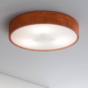 Envostar Kerio stropní světlo, Ø47cm, borovice rustikální