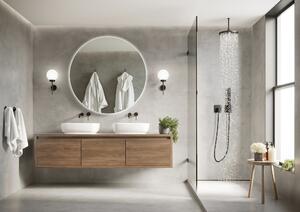 Kulaté zrcadlo do koupelny s LED osvětlením - ⌀ 120 cm - Ambiente Ronde