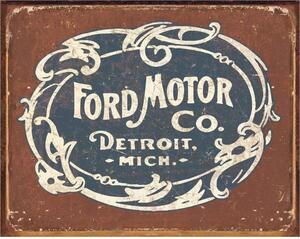 Plechová cedule Ford - Historic Logo 32 cm x 40 cm