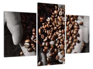 Kávová zrna - obraz (90x60cm)