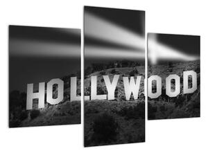 Nápis Hollywood - obraz (90x60cm)