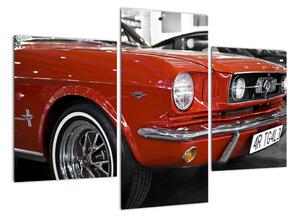 Červené auto - obraz (90x60cm)