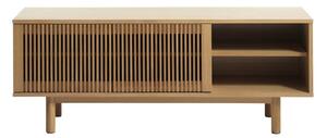 TV stolek v dekoru dubu v přírodní barvě 143x55 cm Tiber – Unique Furniture