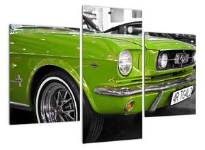 Zelené auto - obraz (90x60cm)