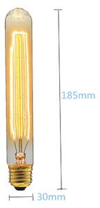 Diolamp EDISON retro žárovka T30 Tubular E27, 19 cm
